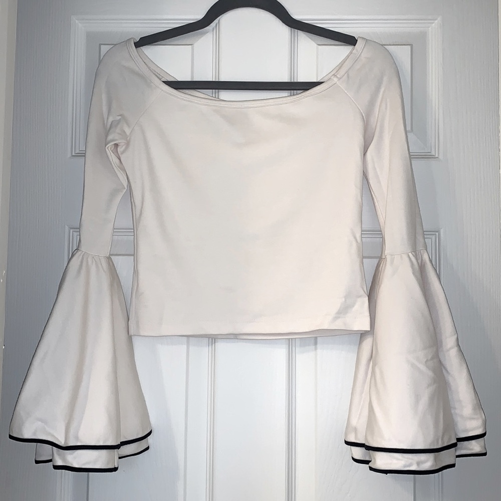 Torn by Ronny Kobo Mimi Top, M, crop/natural waist length